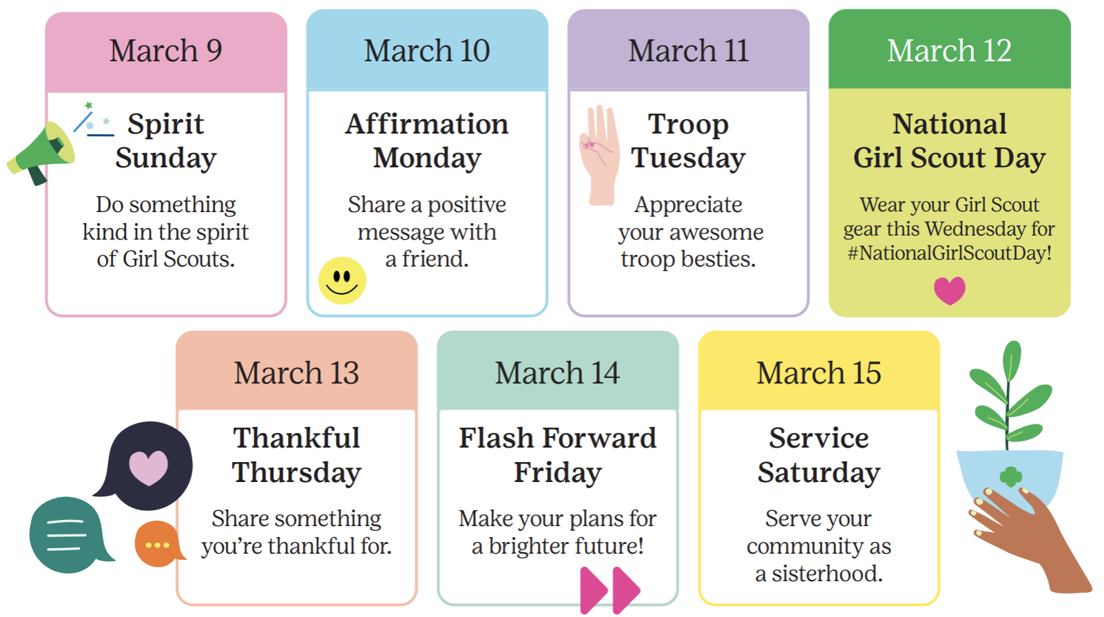 National girl scout week shop